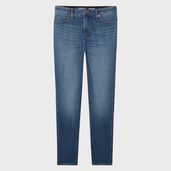 TORRID Sky High Skinny Premium Stretch High-Rise Jeans NWOT - Picture 5 of 14